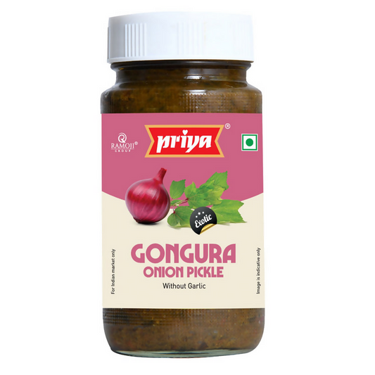 Priya Gongura Onion Pickle | Swadesiicart