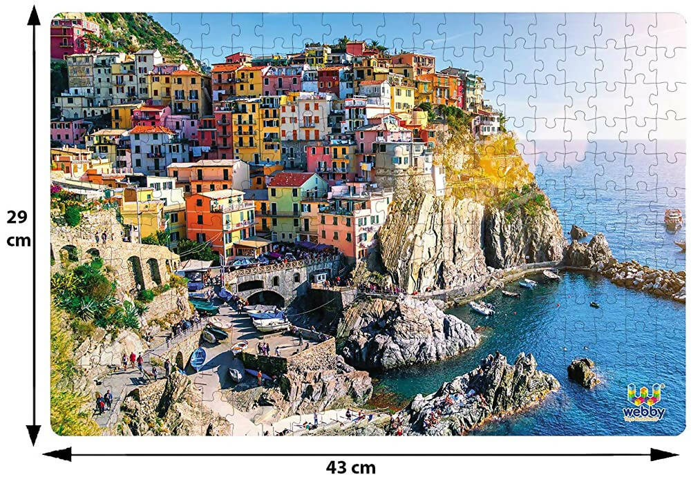 Webby Cinque Terre & Italy Jigsaw Puzzle- 252 Pcs  Grab2Buy Webby Grab2Buy