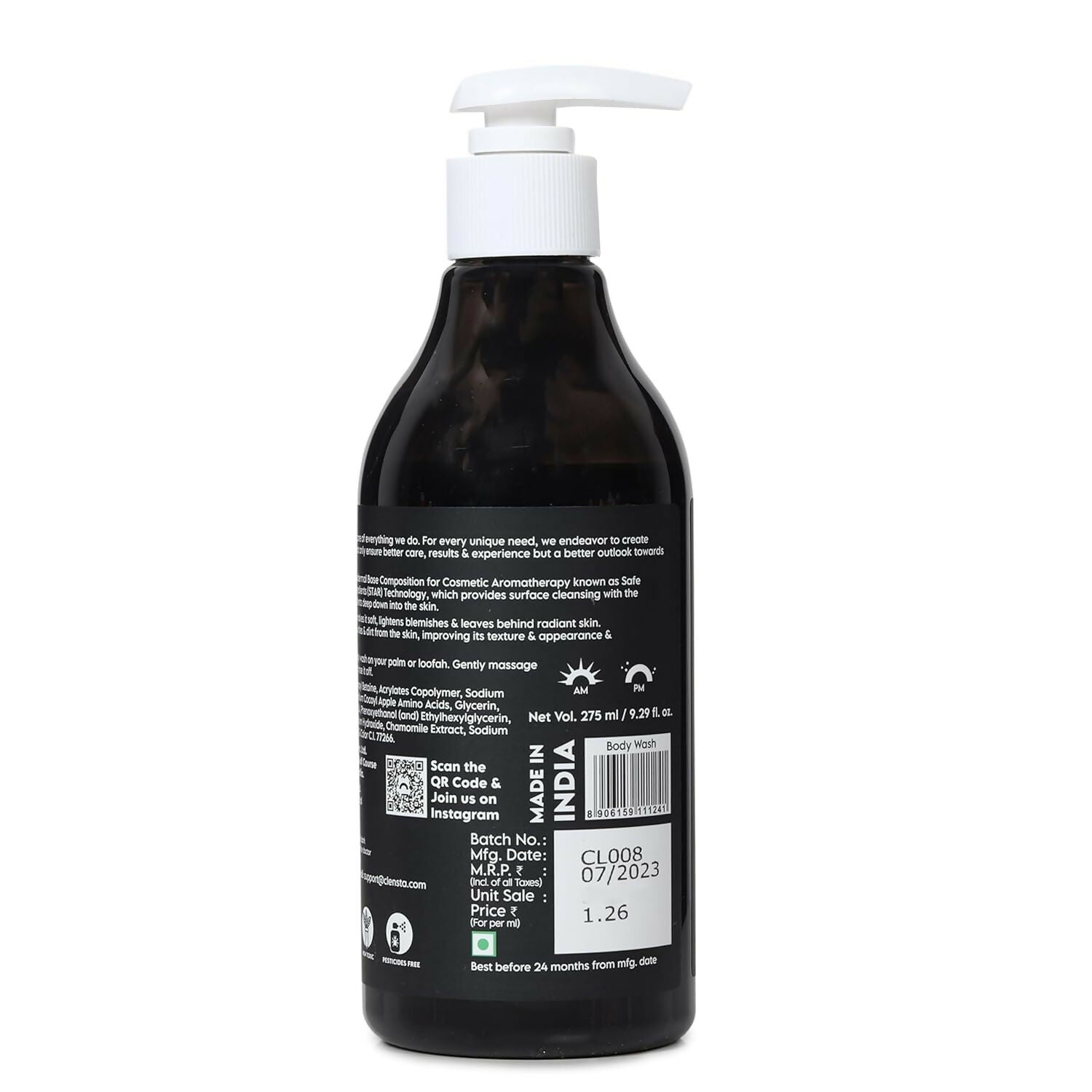Clensta Purifying & Detoxifying Body Wash 