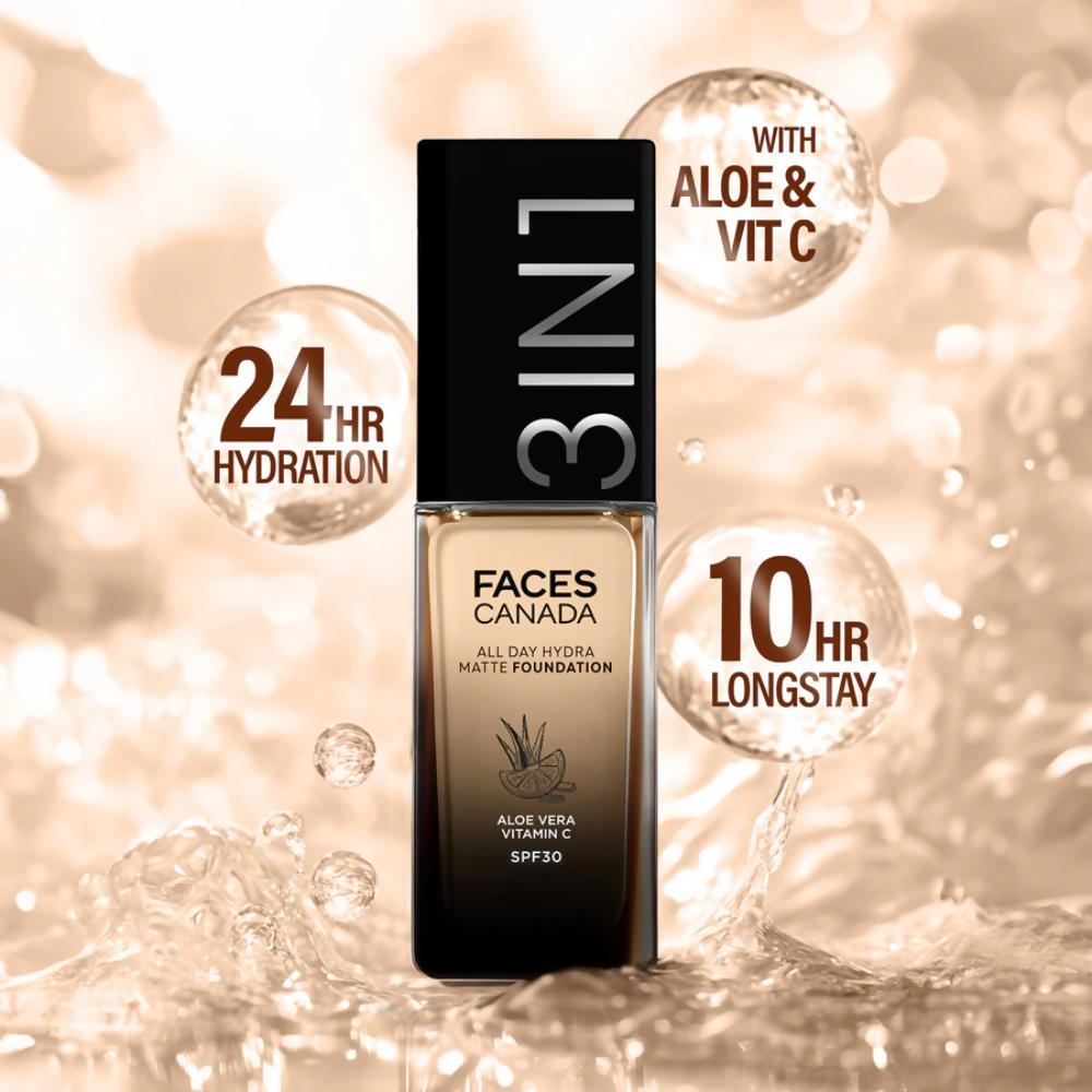 Faces Canada All Day Hydra Matte 3 in 1 Foundation - Rich Ivory 013