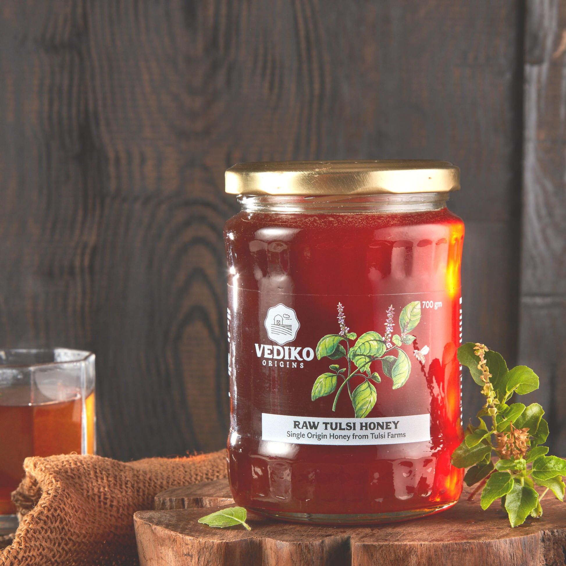 Vediko Origins Raw Tulsi Honey  Grab2Buy Vediko Origins Grab2Buy