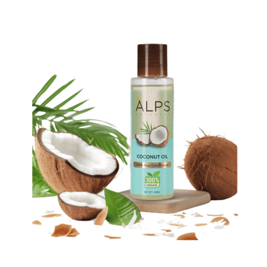 Alps Goodness 100% Natural Cold Pressed Coconut Oil - Grab2buy