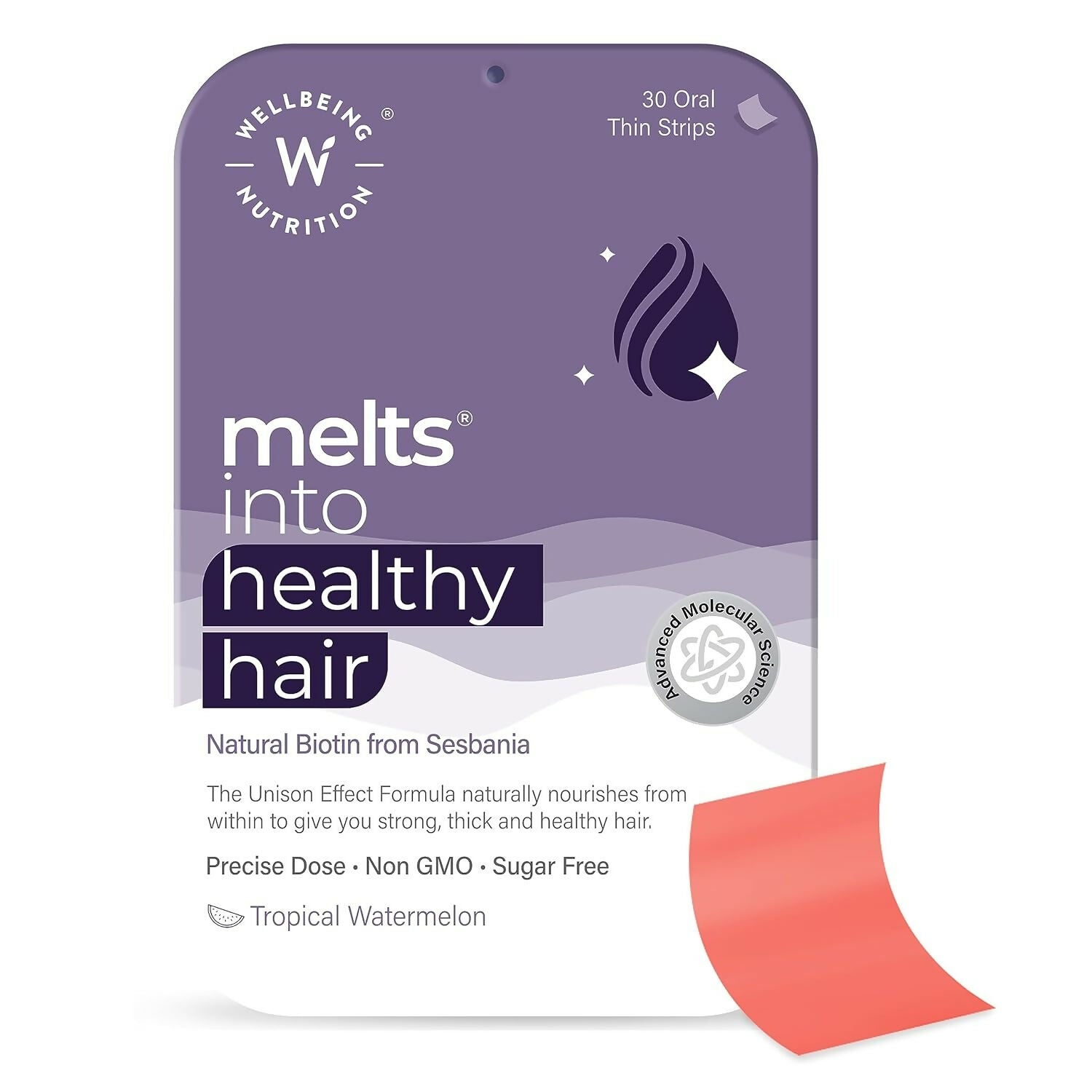 Wellbeing Nutrition Melts Healthy Hair & Hair Fall Control Strips Combo Nutritionalab Private Limited