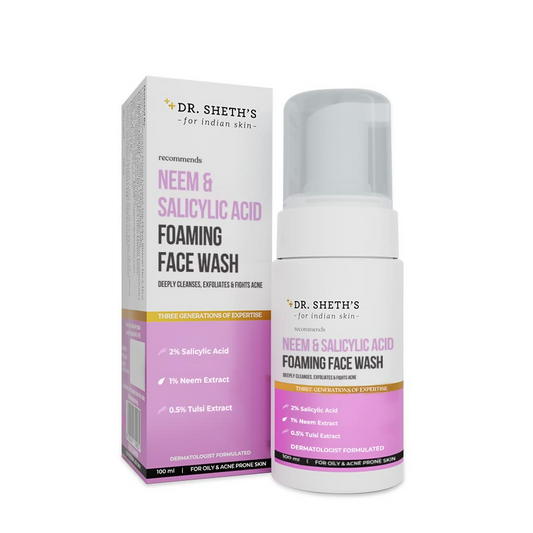Dr. Sheth's Neem & Salicylic Acid Foaming Face Wash