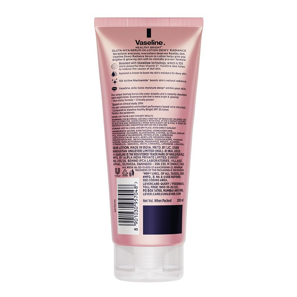 Vaseline Gluta-Hya Dewy Radiance Serum-In-Lotion  Grab2Buy Vaseline Grab2Buy