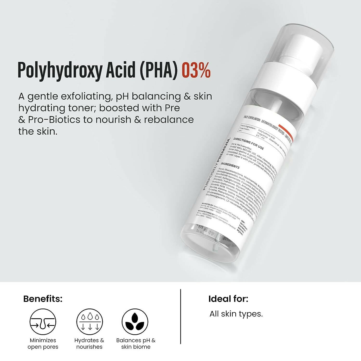 Vandyke 3% PHA Face Toner  Grab2Buy Vandyke Grab2Buy