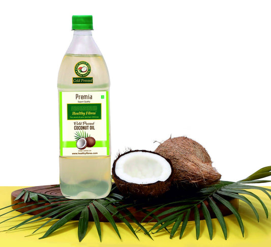 Healthy Fibres Cold Pressed Coconut Oil - Grab2buy