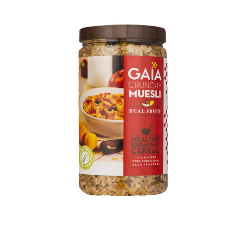 Gaia Crunchy Muesli–Real Fruit