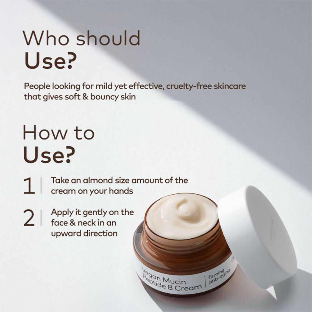 The Face Shop Alltimate Vegan Mucin 8 Peptide Cream  Grab2Buy The Face Shop Grab2Buy