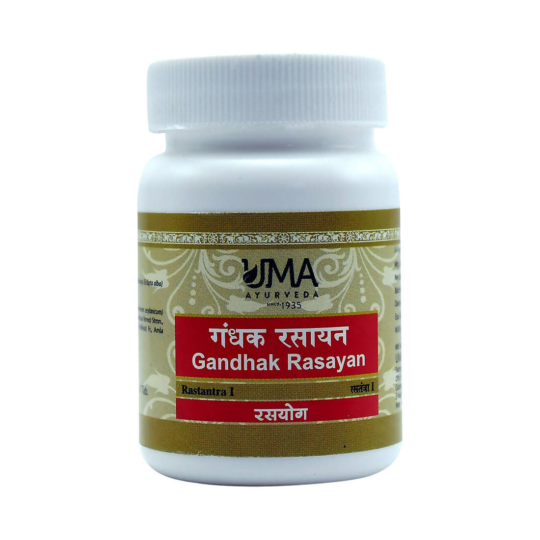 Uma Ayurveda Gandhak Rasayan Tablets 
