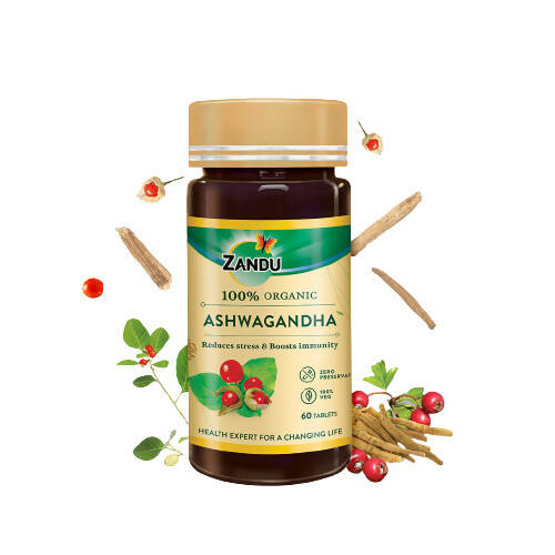 Zandu Ashwagandha Tablets - Grab2buy