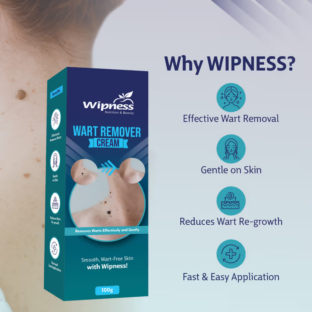 Wipness Natural Wart Remover Cream For Men & Women  Grab2Buy Wipness Grab2Buy
