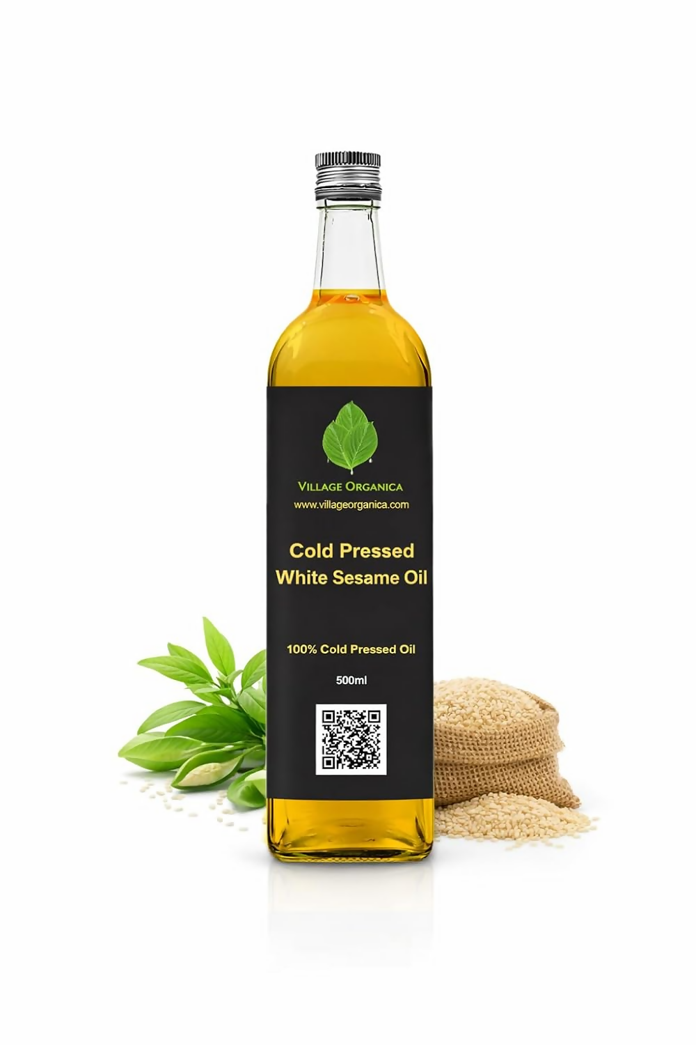 Village-Organica White Sesame Oil  Grab2Buy Village-Organica Grab2Buy