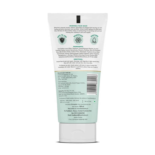 The Skin Story Moringa & Shea Butter Face wash - Grab2buy