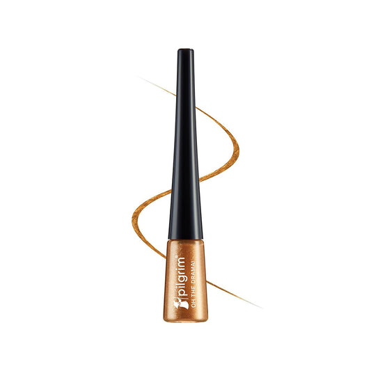 Pilgrim Metallic Eyeliner Boldly Bronze, Long Lasting & Smudge Proof Enriched With Argan Oil - Grab2buy