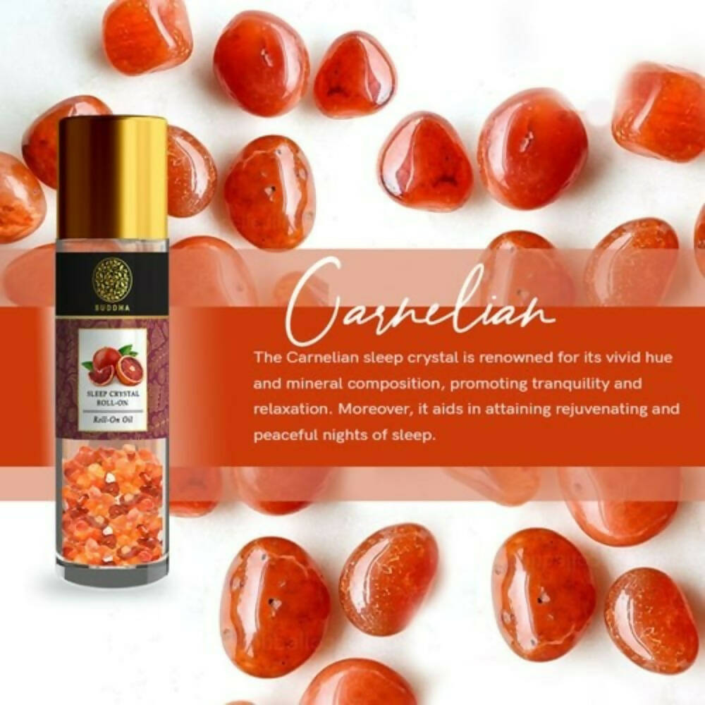 Buddha Natural Sleep Carnelian Stone Essential Oil RollOn 