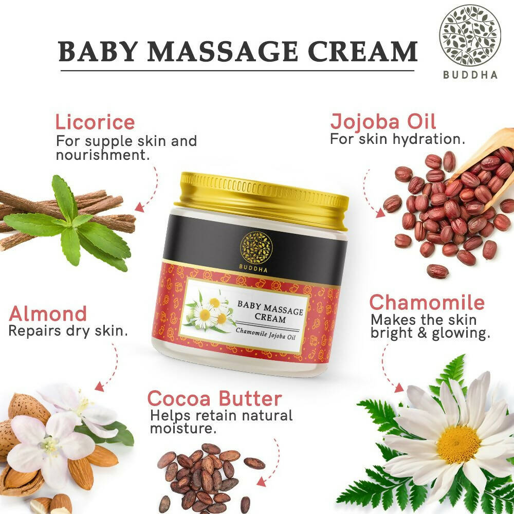 Buddha Natural Baby Massage Cream - Grab2buy