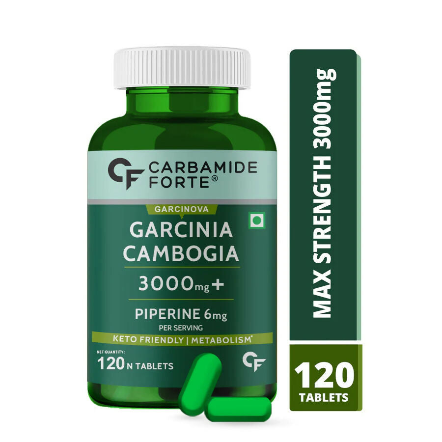 Carbamide Forte Garcinia Cambogia 3000mg Tablets with 6mg Piperine 