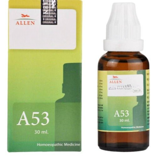 Allen Homeopathy A53 Alopecia Drops 