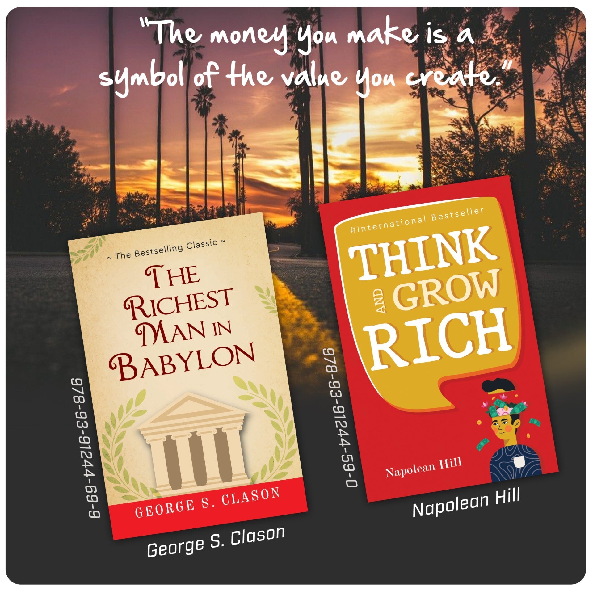 The Secrets of Success, Personality Growth & Wealth Books Set of 2 - The Richest Man In Babylon, Think And Grow Rich  Grab2Buy Sheth Books Grab2Buy