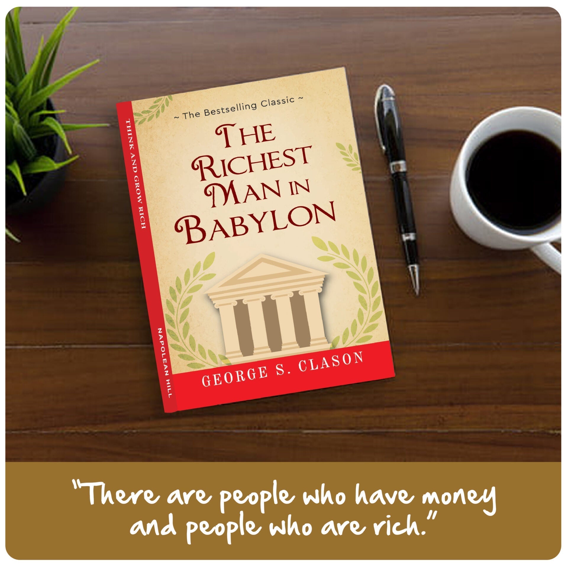 The Secrets of Success, Personality Growth & Wealth Books Set of 2 - The Richest Man In Babylon, Think And Grow Rich  Grab2Buy Sheth Books Grab2Buy