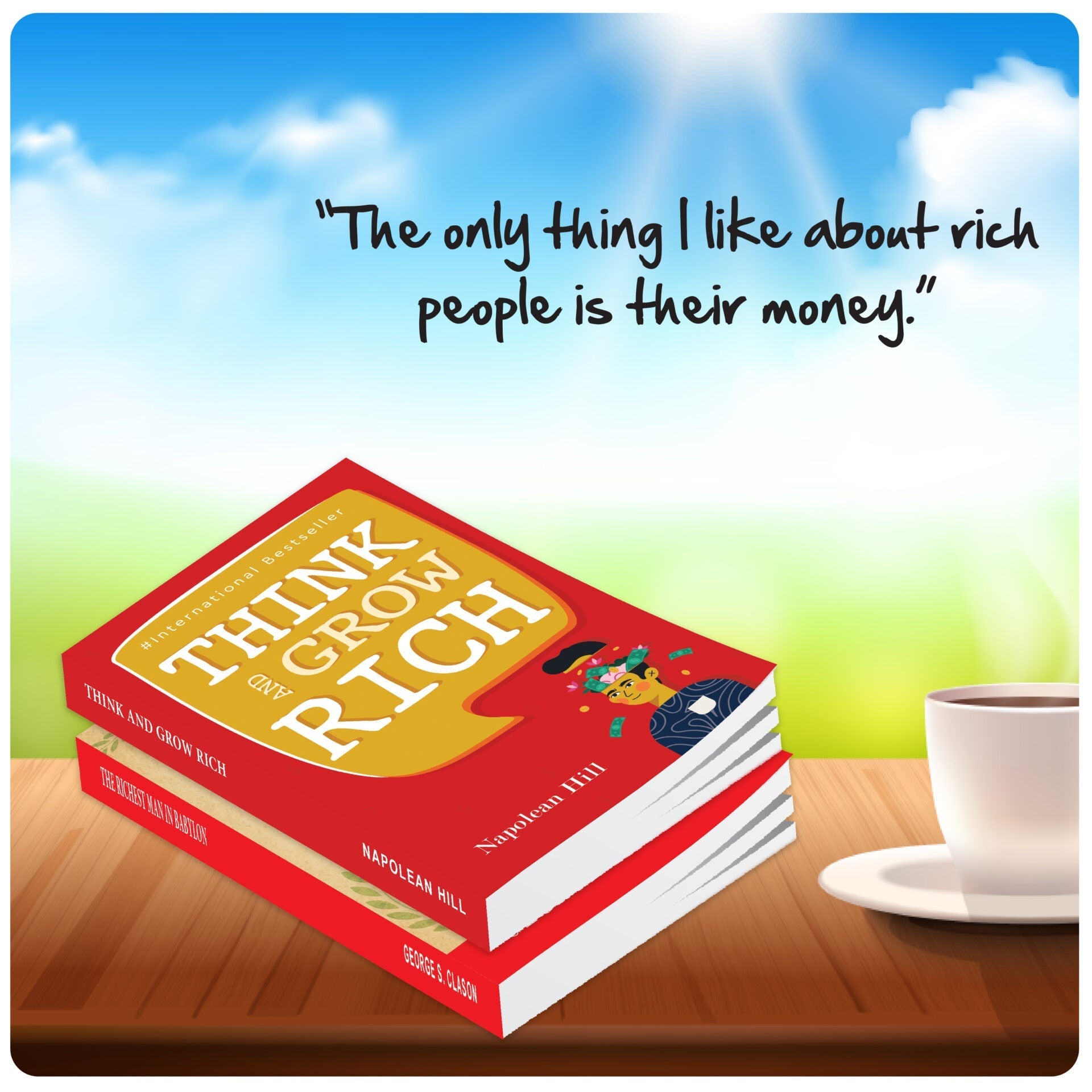 The Secrets of Success, Personality Growth & Wealth Books Set of 2 - The Richest Man In Babylon, Think And Grow Rich  Grab2Buy Sheth Books Grab2Buy