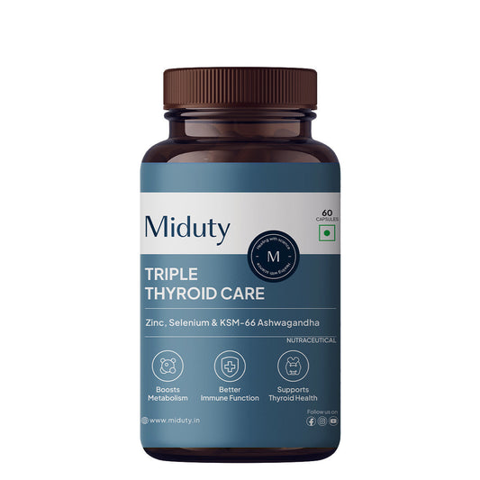 Miduty by Palak Notes Triple Thyroid Care Capsules - Grab2buy