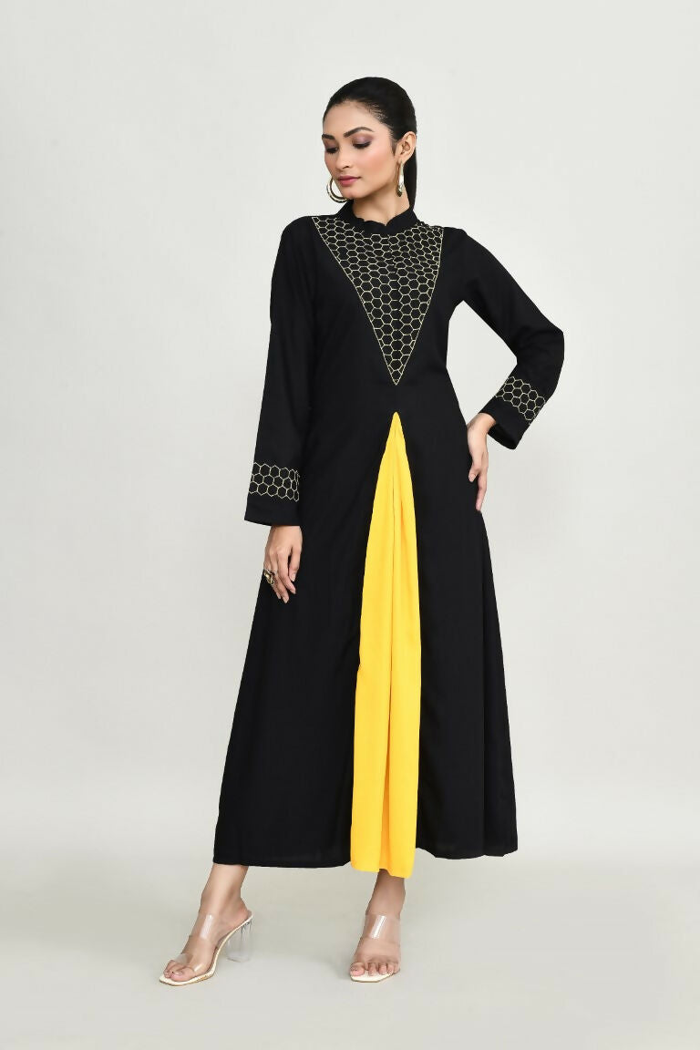 Joban Fashion Black Rayon Tunic