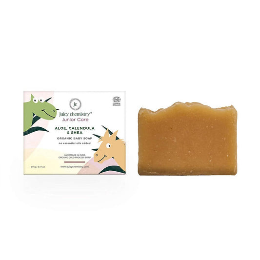 Juicy Chemistry Aloe Calendula & Shea Organic Baby Soap - Grab2buy