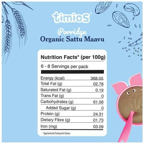 Timios Organic Sattu Maavu Porridge  Grab2Buy Timios Grab2Buy