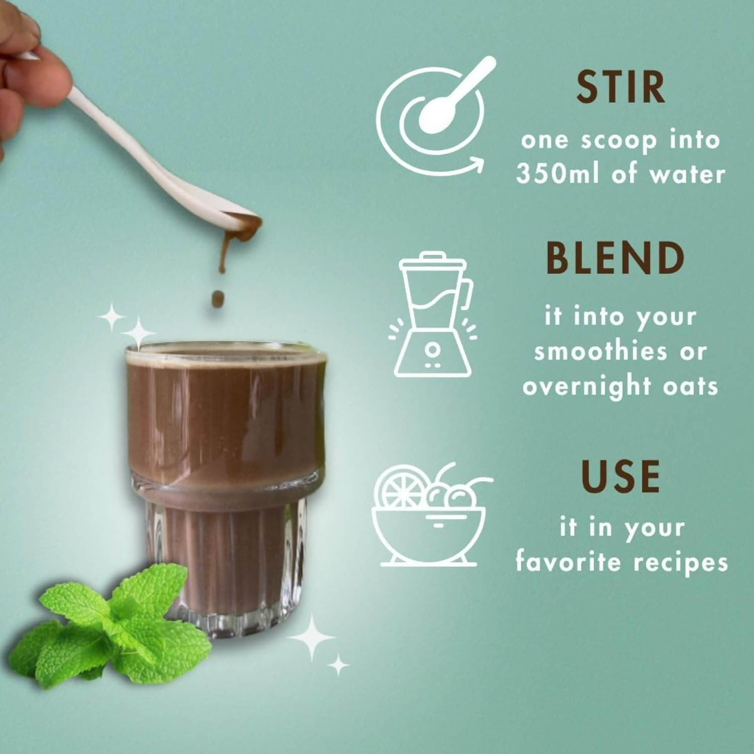 Cosmix No Nonsense Plant Protein - Mint Chocolat Cacao  Grab2Buy Cosmix Grab2Buy