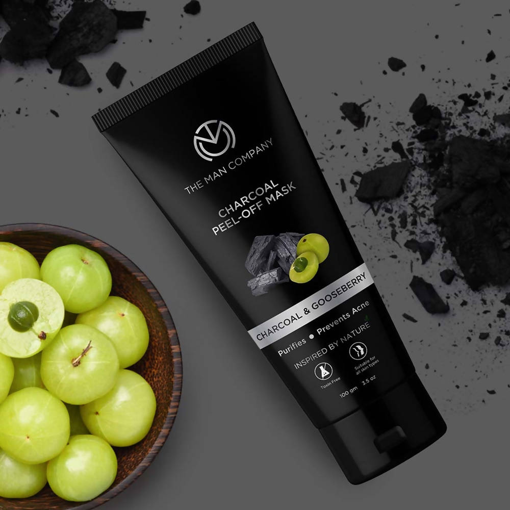 The Man Company Charcoal Peel Off Mask  Grab2Buy The Man Company Grab2Buy