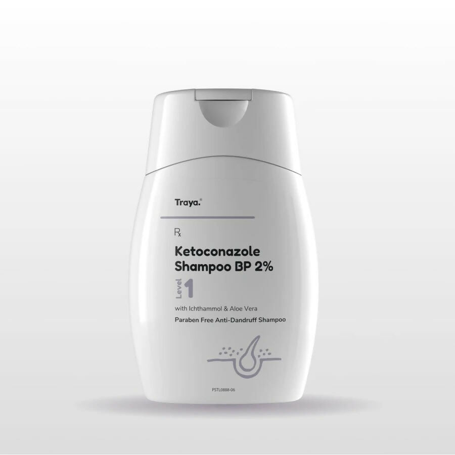 Traya Ketoconazole Shampoo BP 2% with Ichthammol & Aloe Vera  Grab2Buy Traya Grab2Buy