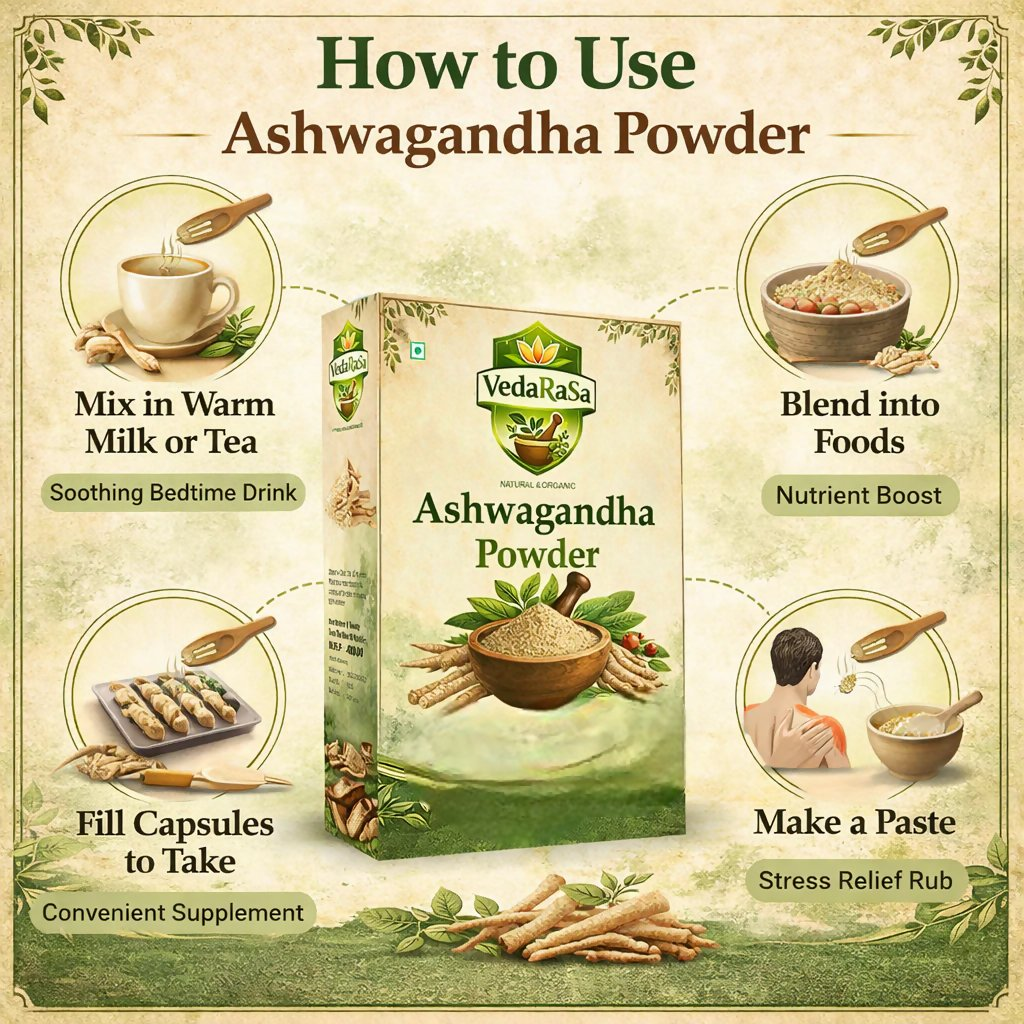 VedaRasa Ashwagandha Powder  Grab2Buy VedaRasa Grab2Buy
