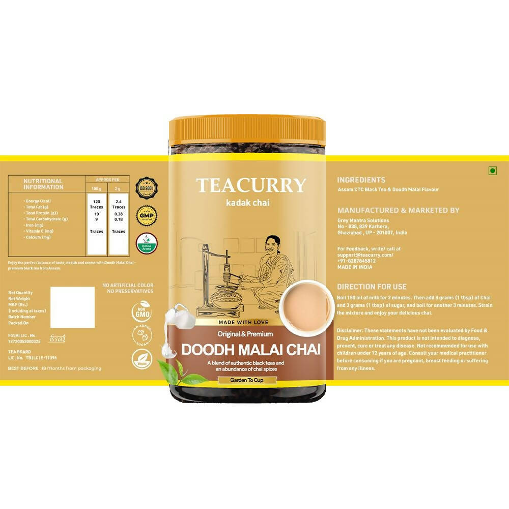 Teacurry Doodh Malai Chai Powder 