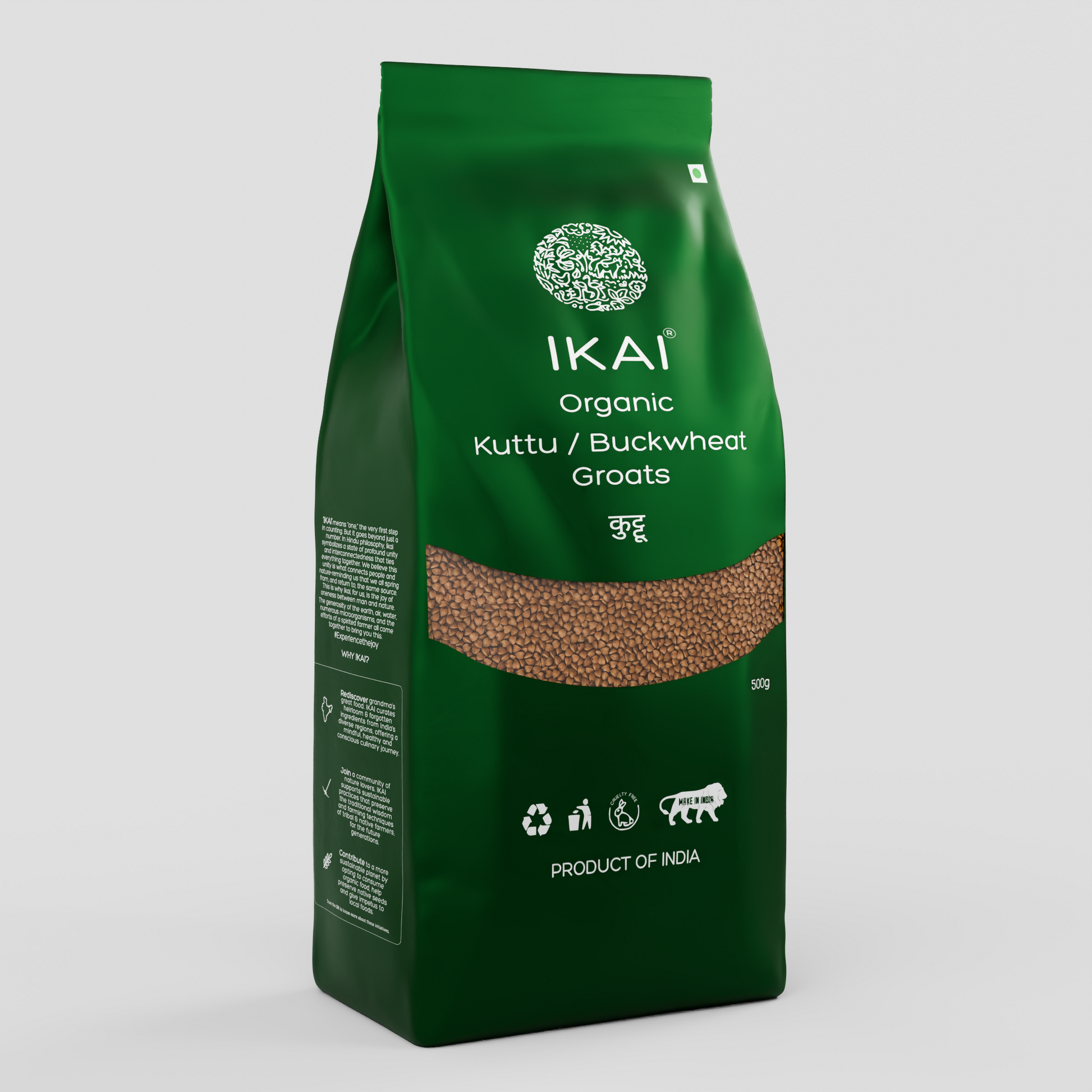 1 - Natural Buckwheat Millet - 500 gm