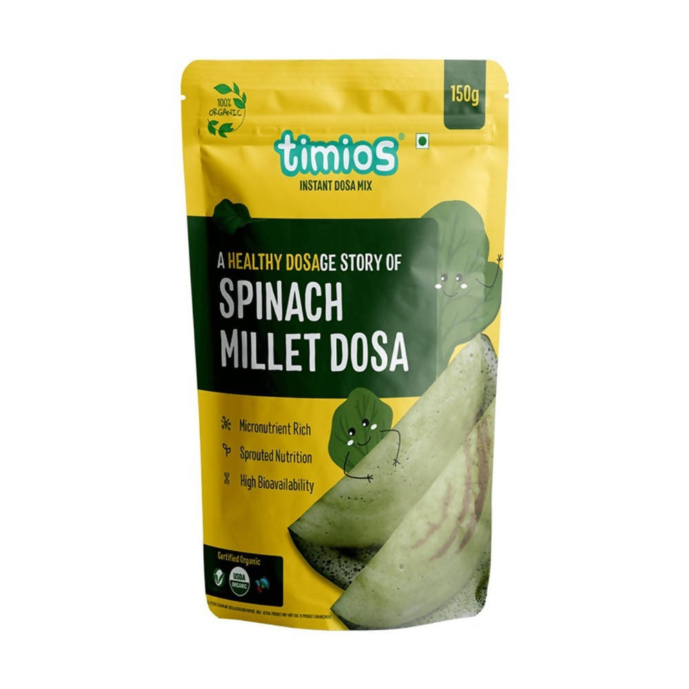 Timios Organic Millet Spinach Dosa Mix  Grab2Buy Timios Grab2Buy