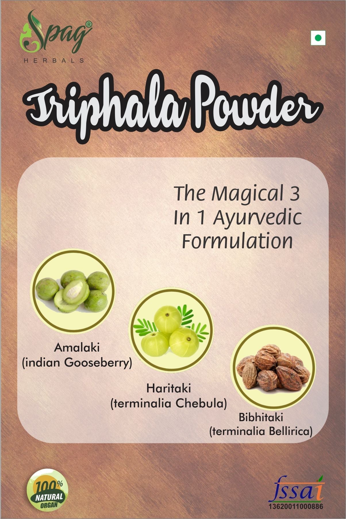 Spag Herbals Triphala Powder 