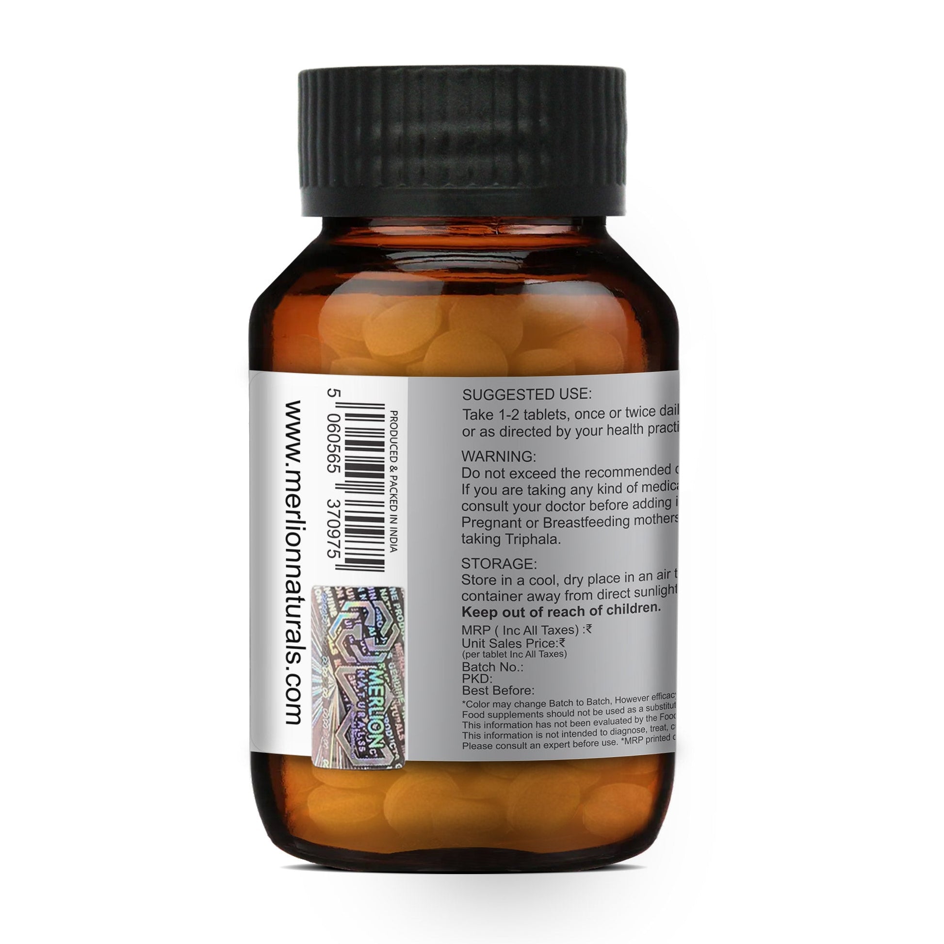 Merlion Naturals Triphala 500mg Tablets 