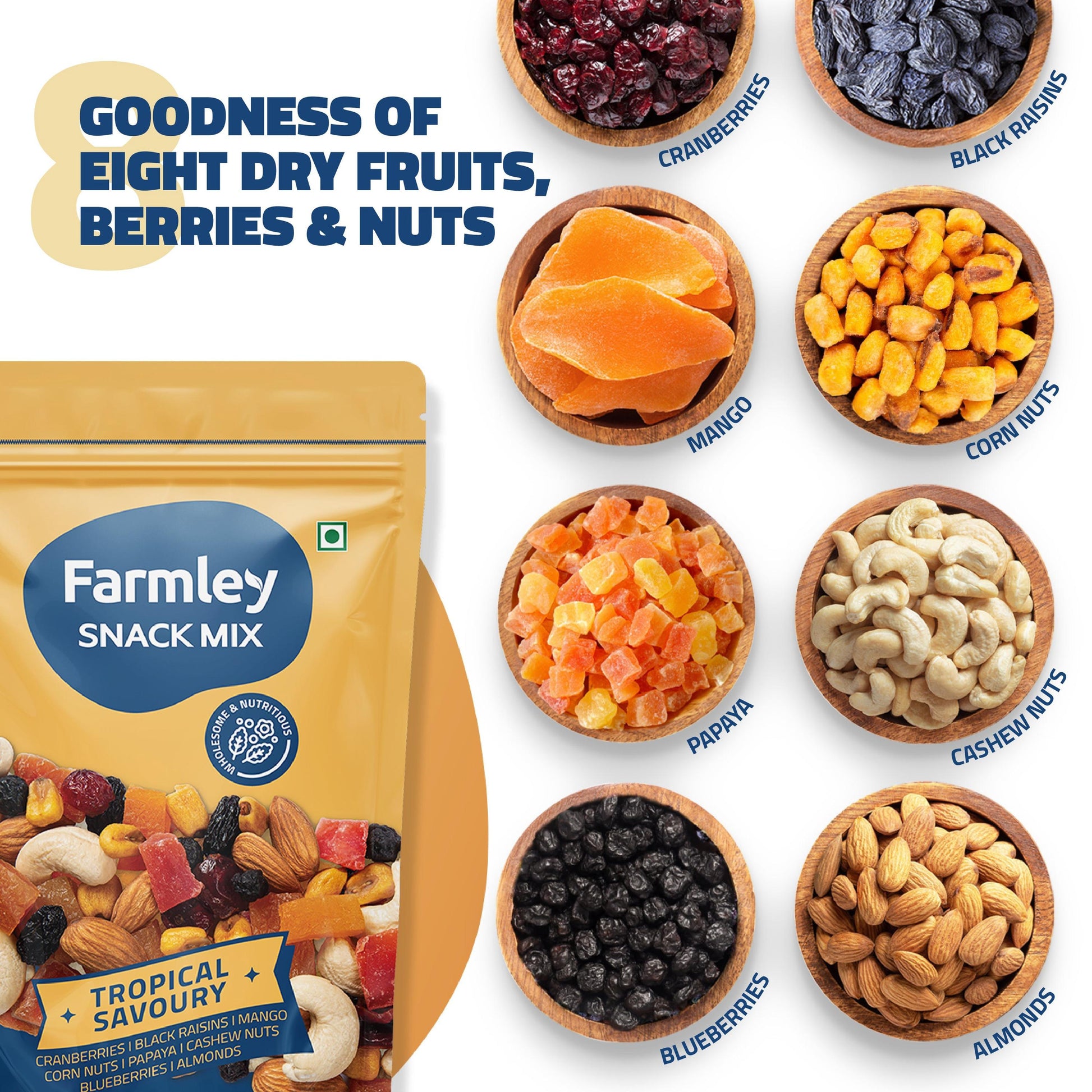 Grab2Buy Tropical Savoury Snack Mix  Grab2Buy Farmley Grab2Buy