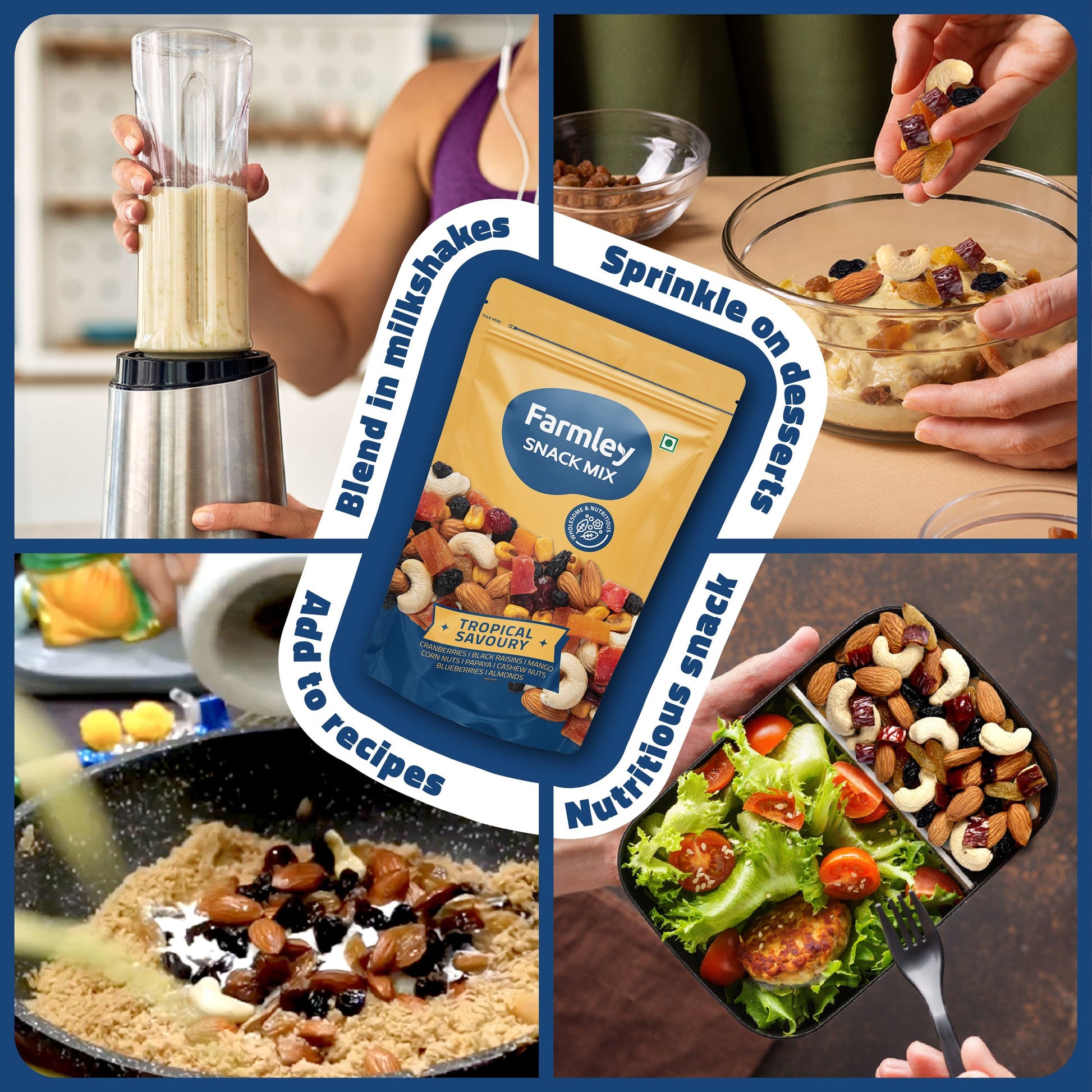 Grab2Buy Tropical Savoury Snack Mix  Grab2Buy Farmley Grab2Buy