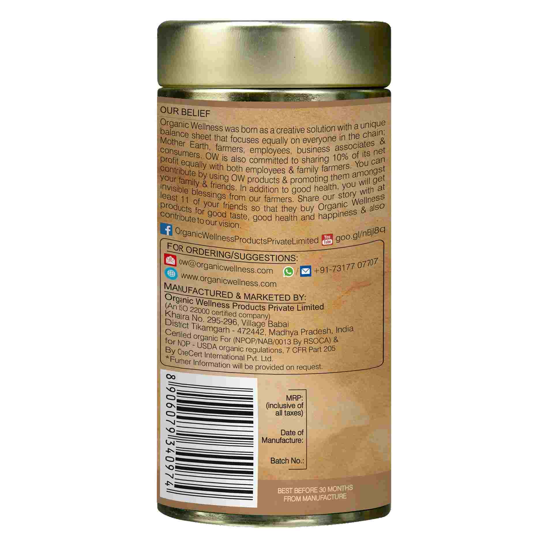 Organic Wellness Tulsi Moringa Tin Pack 