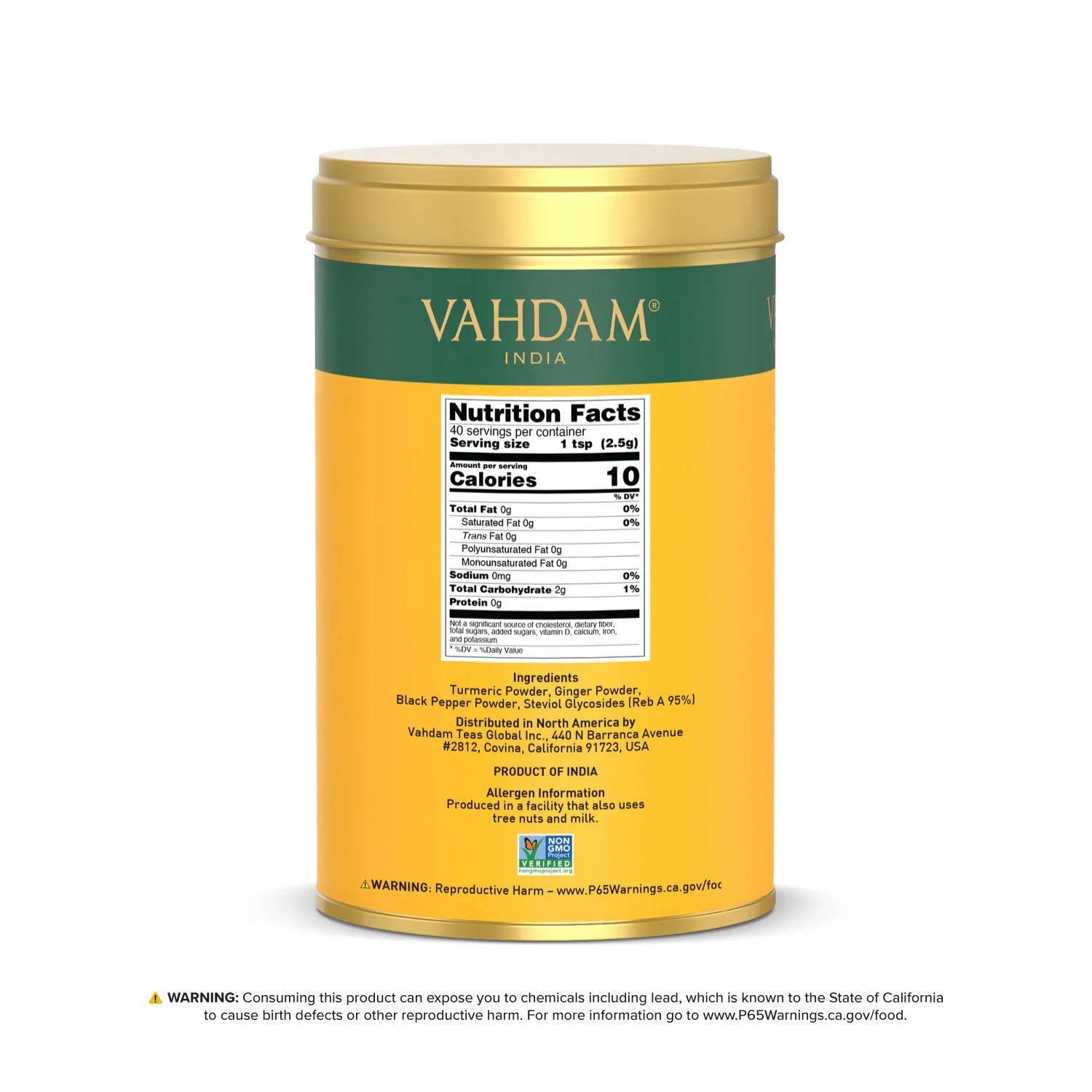 Turmeric Ginger Latte Mix, 3.53 oz 