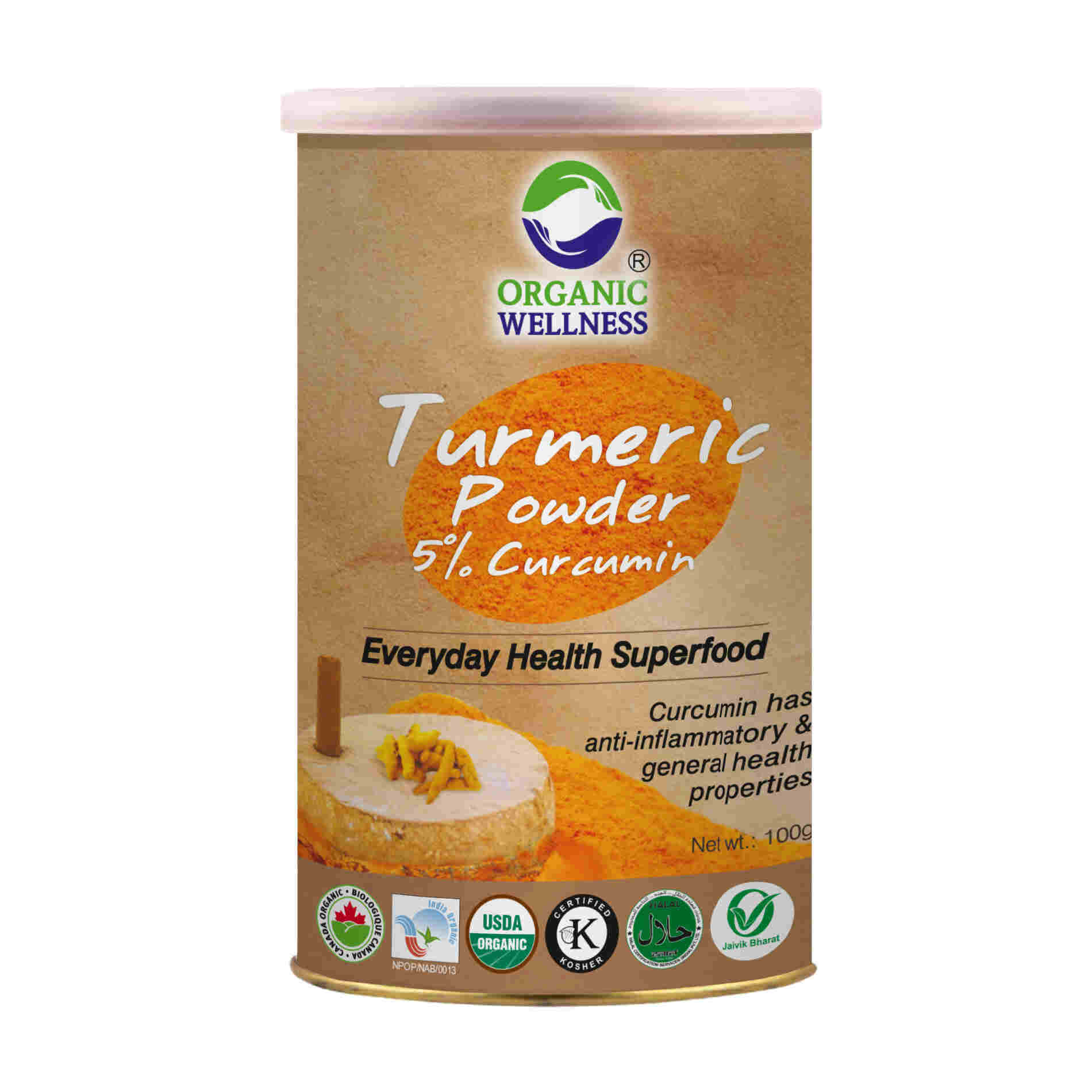 Organic Wellness Turmeric Powder 