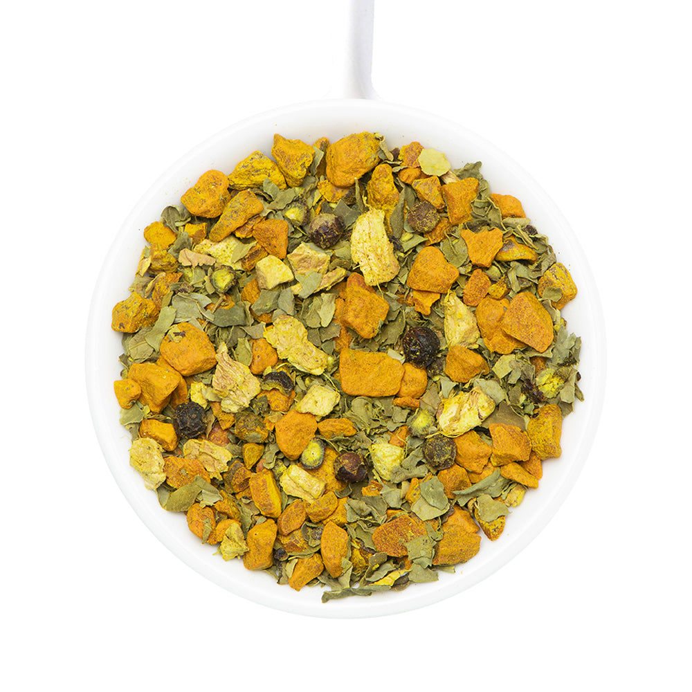 Turmeric Moringa Herbal Tea Tisane, 100 Count 