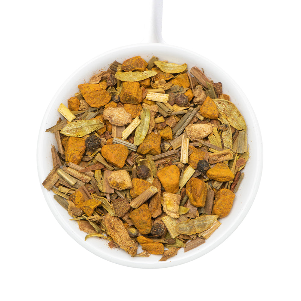 Turmeric Spiced Herbal Tea Tisane, 100 Count 