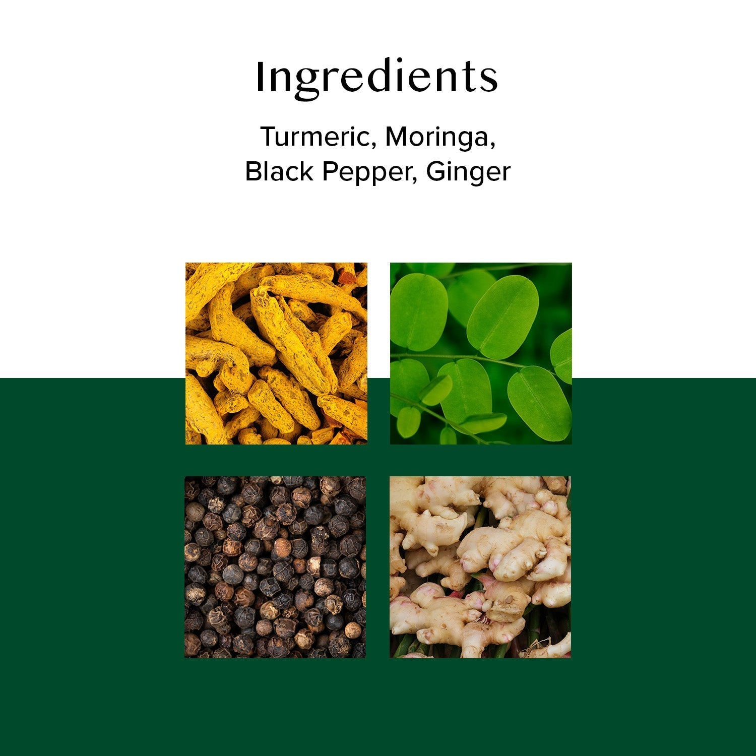 Turmeric Moringa Herbal Tea Tisane, 100 Count 