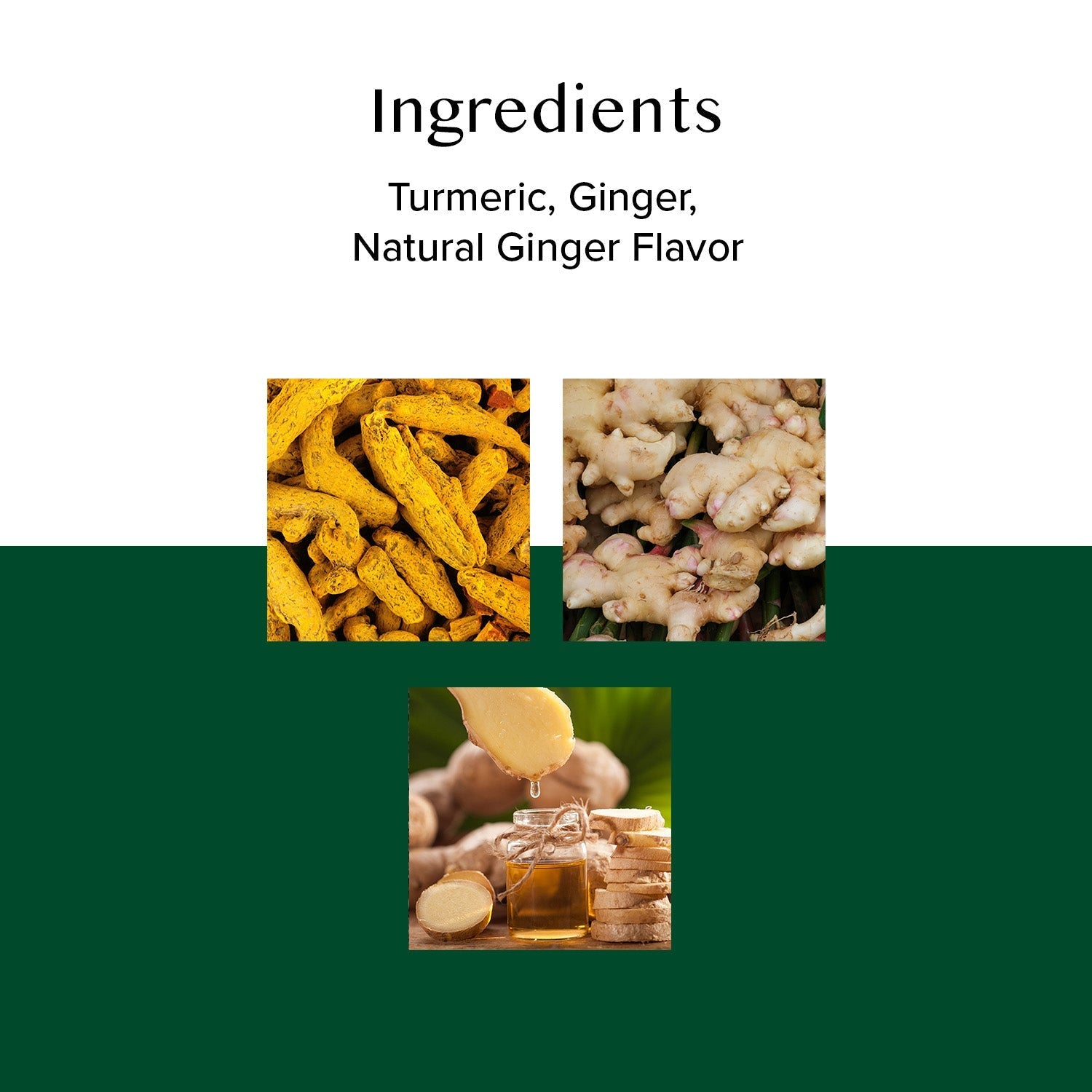 Turmeric Ginger Herbal Tea Tisane, 100 Count 