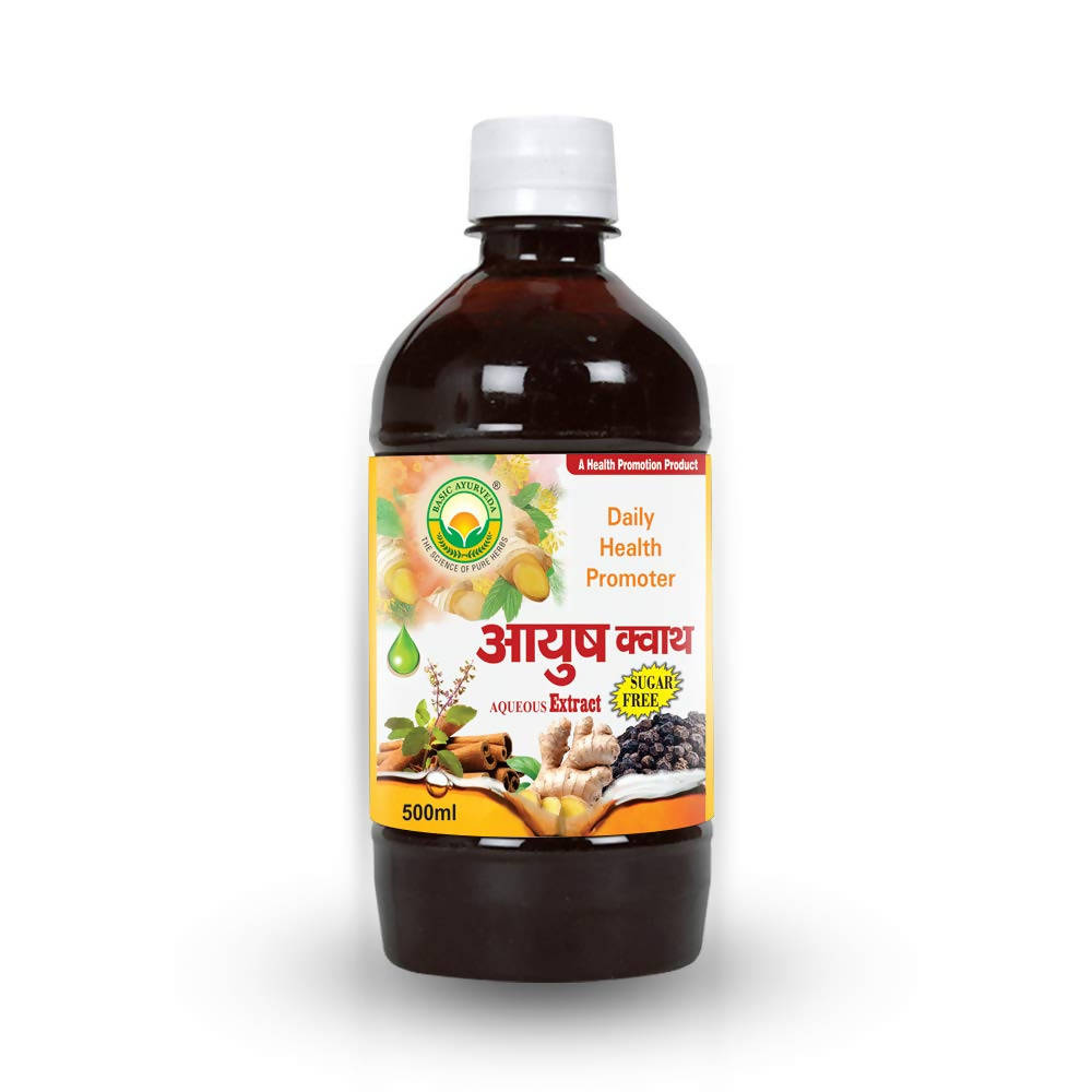 Basic Ayurveda Ayush Kwath Liquid Sugar-Free 