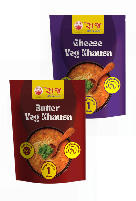 2 Khausa combo (1 Butter + 1 Cheese) 